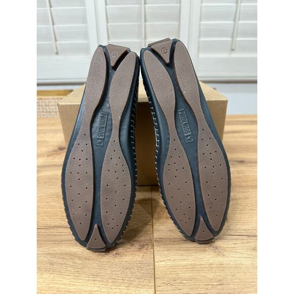 Pikolinos Women's Jerez Slip-On Moccasins Azul Leather Size 6.5/7 US 37 EU NWOB - Picture 10 of 12